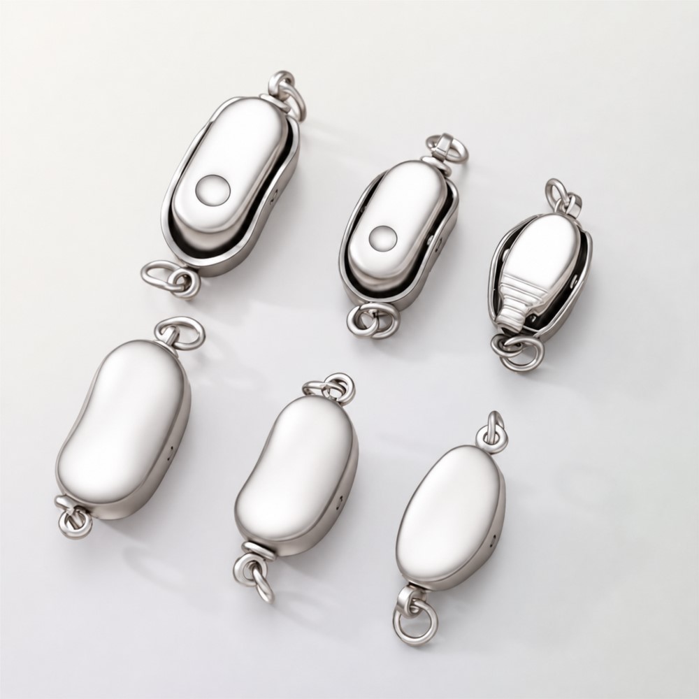 Pearl Trim Chain - 2/5 stuks roestvrij staal pinda vorm