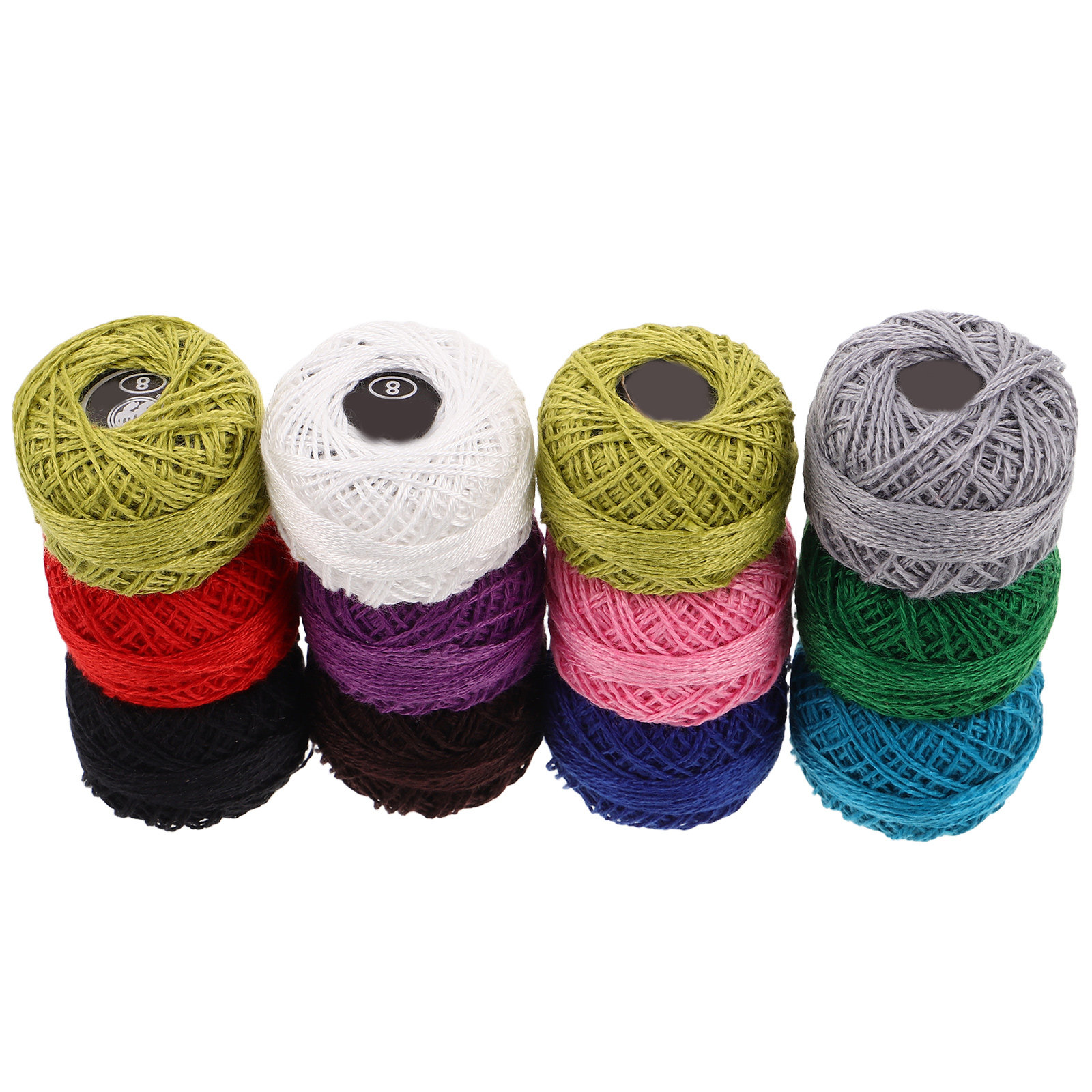 Embroidery Craft - 12-delige set borduurgaren van katoen voor