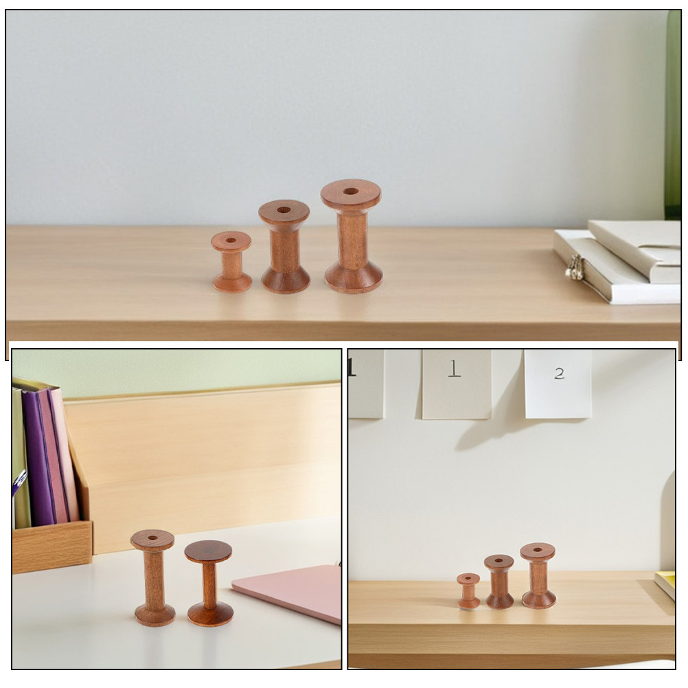 6 stuks vintage houten spoelen - Embroidery Craft recensie en prijs