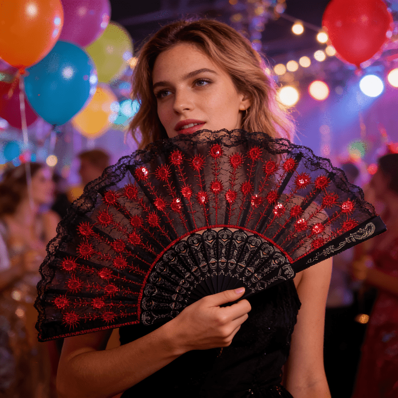 Handwaaier in Spaanse stijl, o - Tassel Fringe Trim recensie en prijs