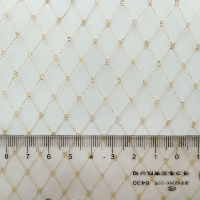 Diamantpatroon Zwarte Netstof  - Crystal Mesh Fabric recensie en prijs