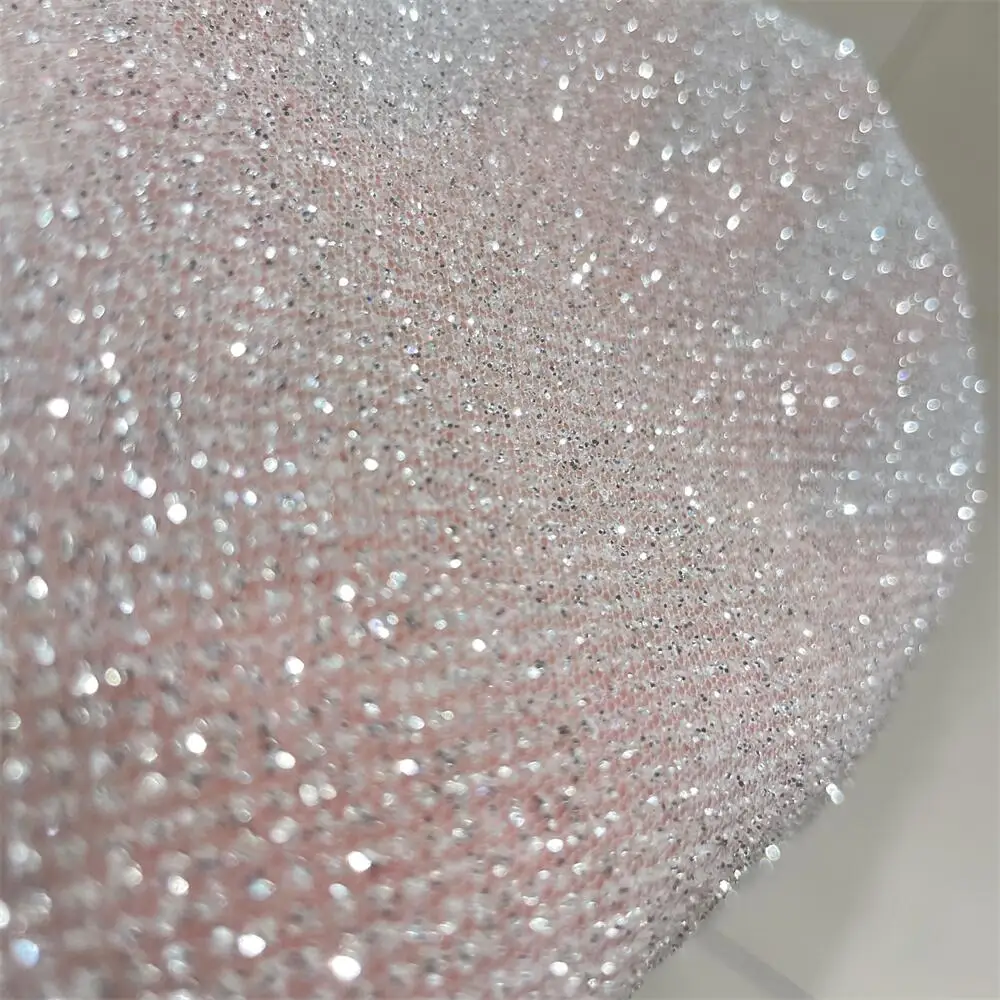 Superdensity-zilver glitter ne - Crystal Mesh Fabric recensie en prijs